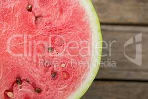 Close-up of halved watermelon