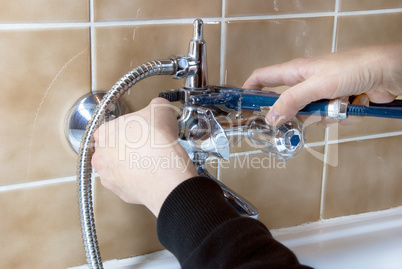Plumber and tap