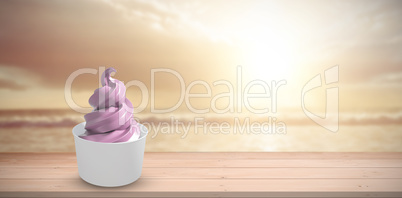 Composite image of 3d composite image of a cupcake