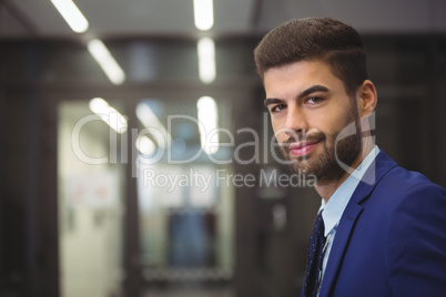 Portrait of handsome businessman