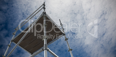 Composite image of 3d image of scaffolding