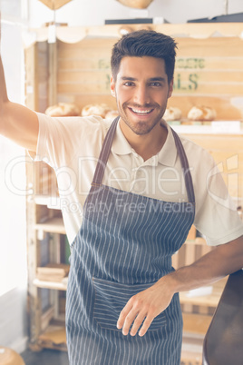 Portrait of a man smiling at camera