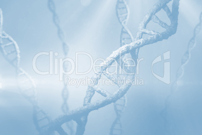 View of dna 3d