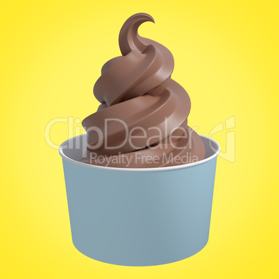 Composite image of 3d composite image of a cupcake