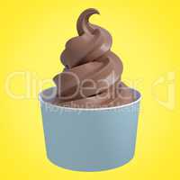 Composite image of 3d composite image of a cupcake
