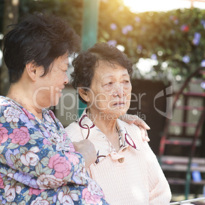 Asian elderly women