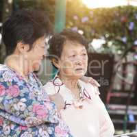 Asian elderly women