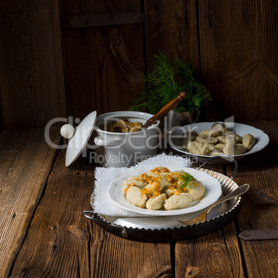 silesian gray potato dumplings