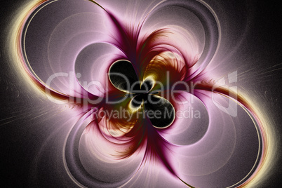 Fractal image: "Night butterfly".