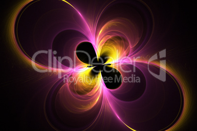 Fractal image: "Night butterfly".