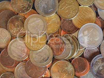 Euro coins, European Union background