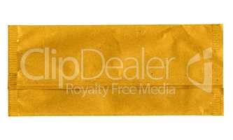 brown paper bag isolated over white
