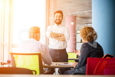 Job interview in office