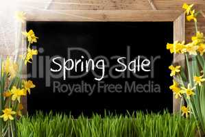 Sunny Narcissus, Chalkboard, Text Spring Sale