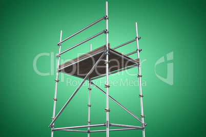 Composite image of three dimension image of scaffolding