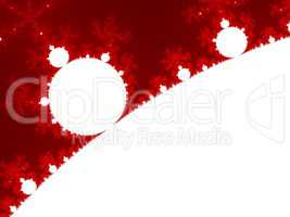 Red fractal background