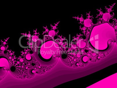 Pink fractal background