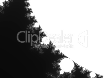 Grayscale fractal background