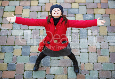 Happy young woman