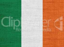 Fahne von Irland auf Textur
