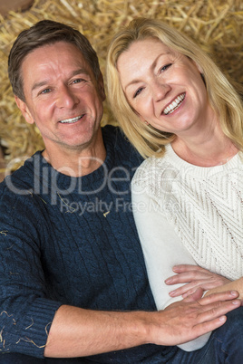 Happy Middle Aged Man and Woman Couple