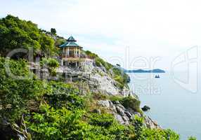 The Beautiful view on Sri chang island at sriracha ampor ,chonbu