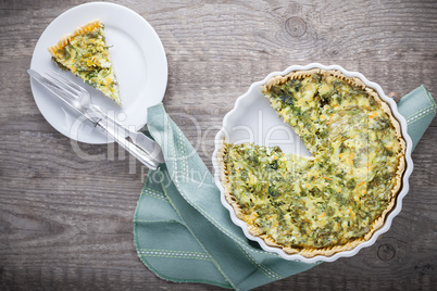 Spinache quiche, gluten free