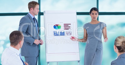 business people at presentation