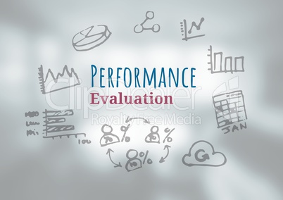 Performance Evaluation text with drawings graphics