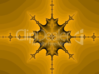 Orange fractal background