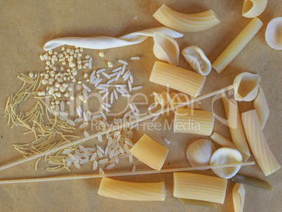 Traditional Italian pasta