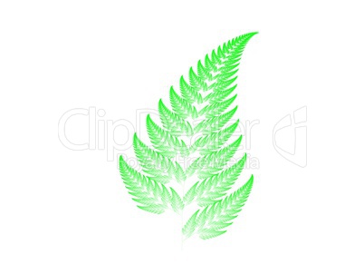 Green fractal background