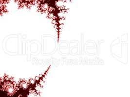 Red fractal background