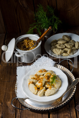 silesian gray potato dumplings