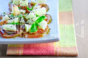 Tomato Salad with melon