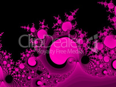 Pink fractal background