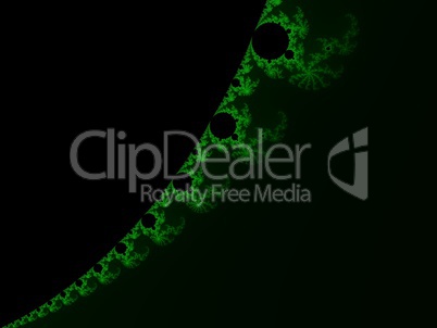 Green fractal background