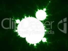 Green fractal background