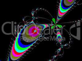 Colour fractal background