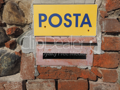 italian mail box