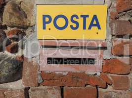 italian mail box