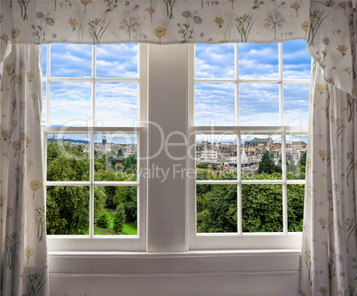 View of the city of Edinburgh