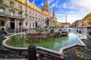 Piazza Navona in the morning