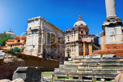 Temple in Roman Forum