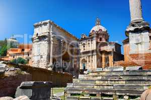 Temple in Roman Forum