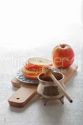 Honey and apples for Rosh Hashanah