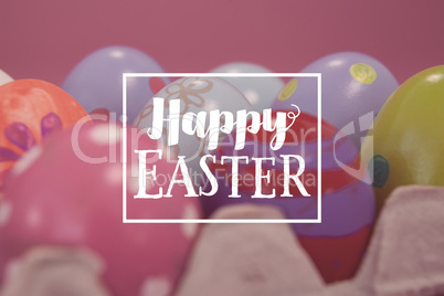 Composite image of easter greeting