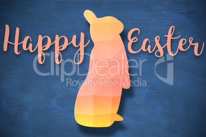 Composite image of easter greeting