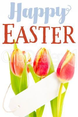 Composite image of easter greeting