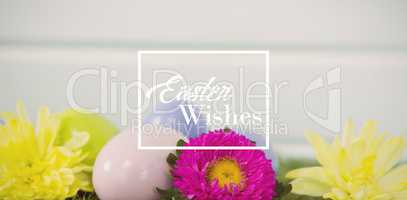 Composite image of easter greeting